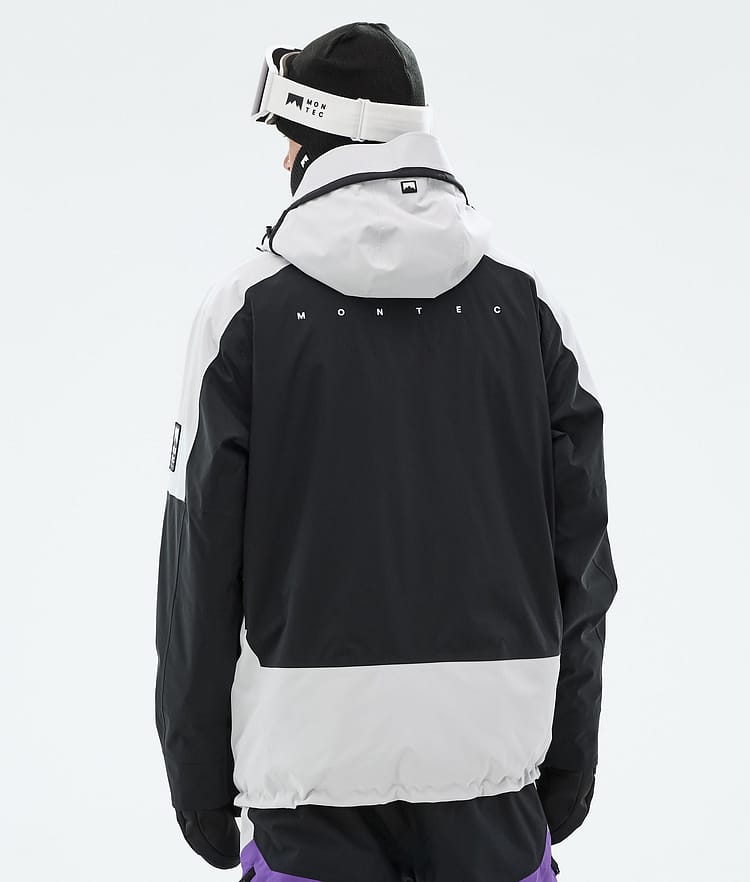 Morpheus Ski Jacket Men Light Grey/Black/Vivid Purple, Image 7 of 10