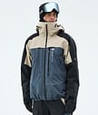 Oracle Snowboard Jacket Men Sand/Black/Metal Blue