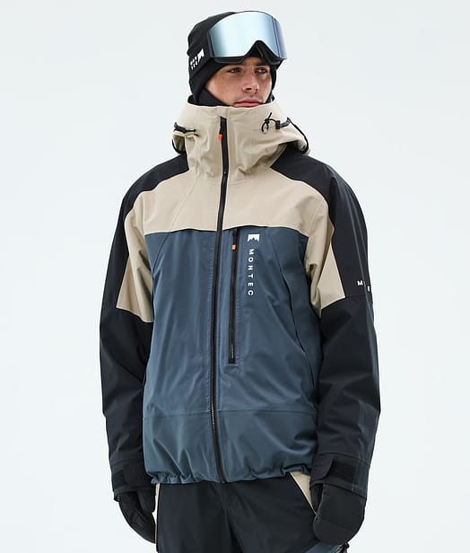 Oracle Skijacke Herren Sand/Black/Metal Blue