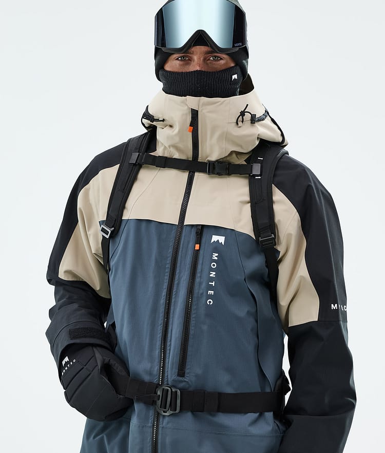 Oracle Ski Jacket Men Sand/Black/Metal Blue, Image 2 of 10