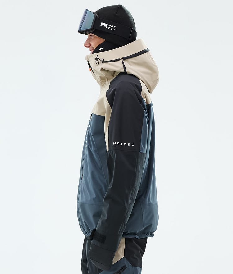 Oracle Snowboard Jacket Men Sand/Black/Metal Blue, Image 6 of 10