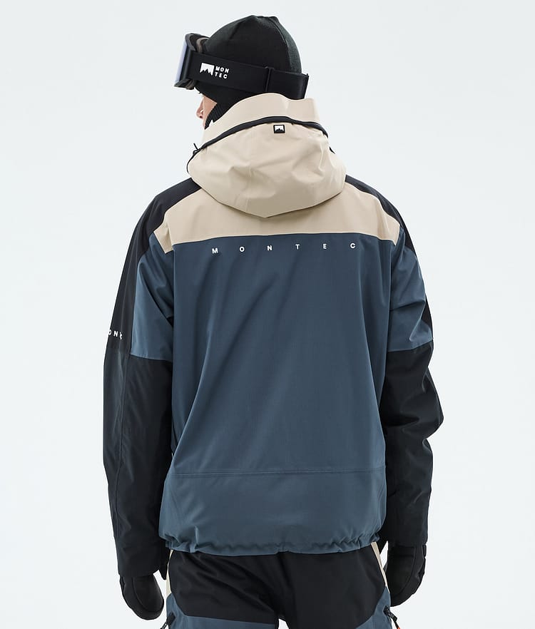 Oracle Snowboard Jacket Men Sand/Black/Metal Blue, Image 7 of 10