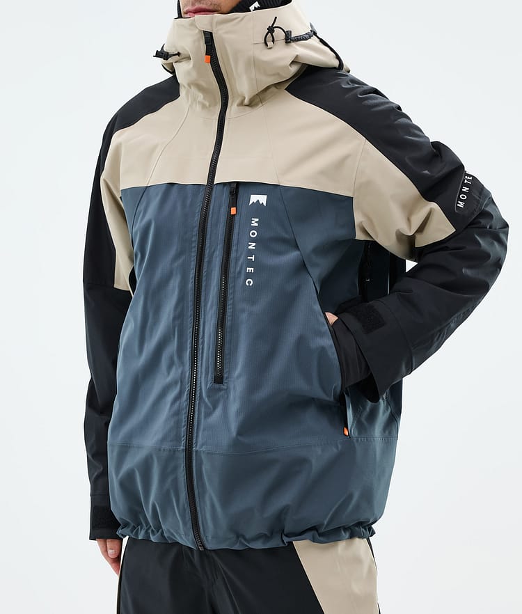 Oracle Ski Jacket Men Sand/Black/Metal Blue, Image 8 of 10
