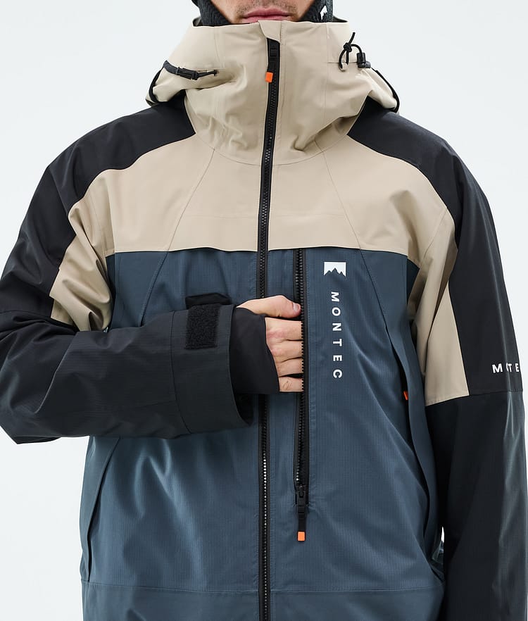 Oracle Ski Jacket Men Sand/Black/Metal Blue, Image 9 of 10