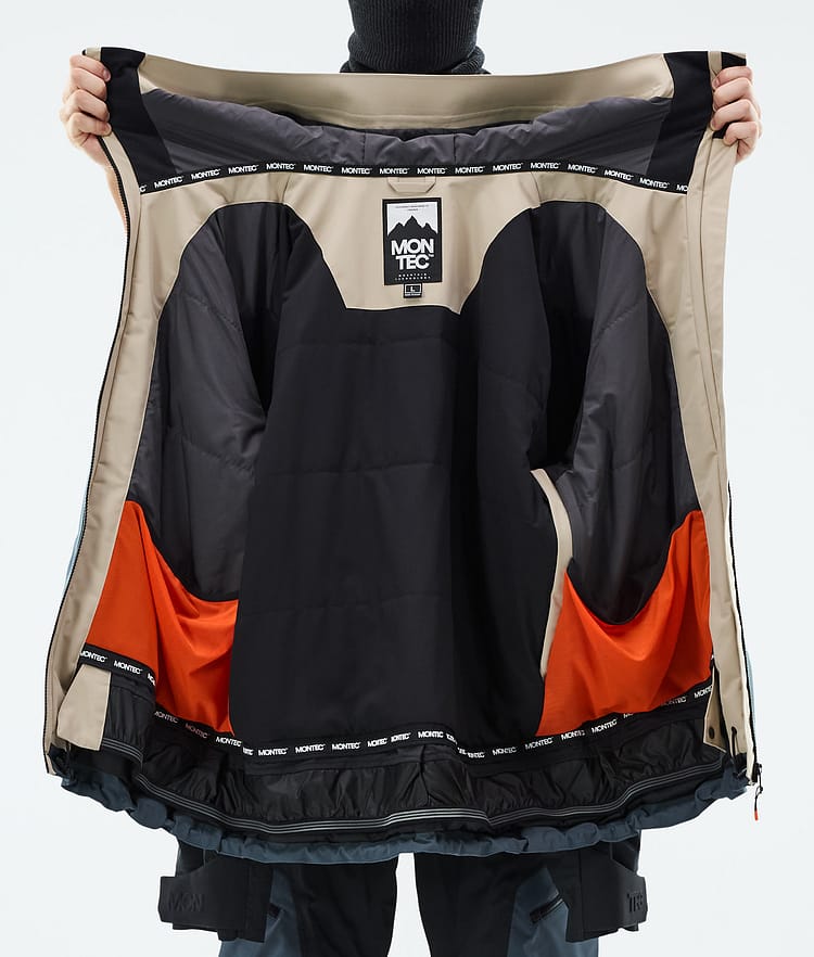 Oracle Ski Jacket Men Sand/Black/Metal Blue, Image 10 of 10
