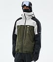 Oracle Ski Jacket Men Light Grey/Black/Olive Green
