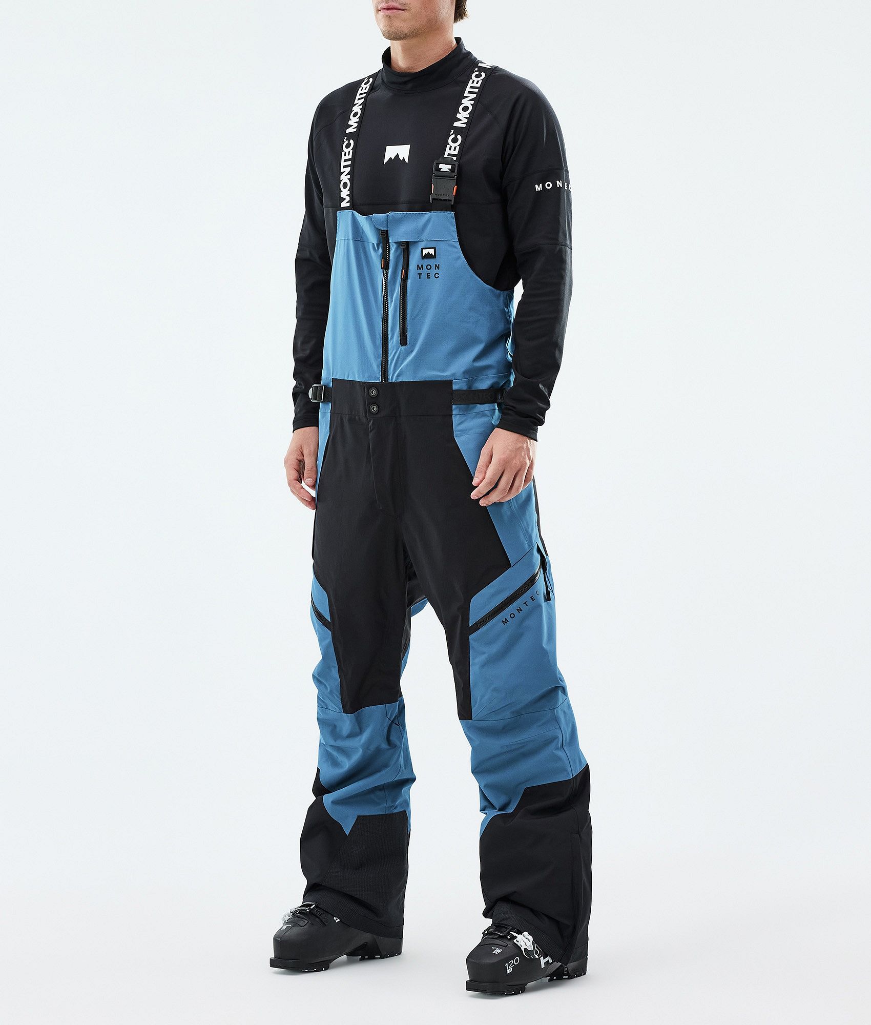 Montec Dozer スキーパンツ メンズ Blue Steel/Black - ブルー