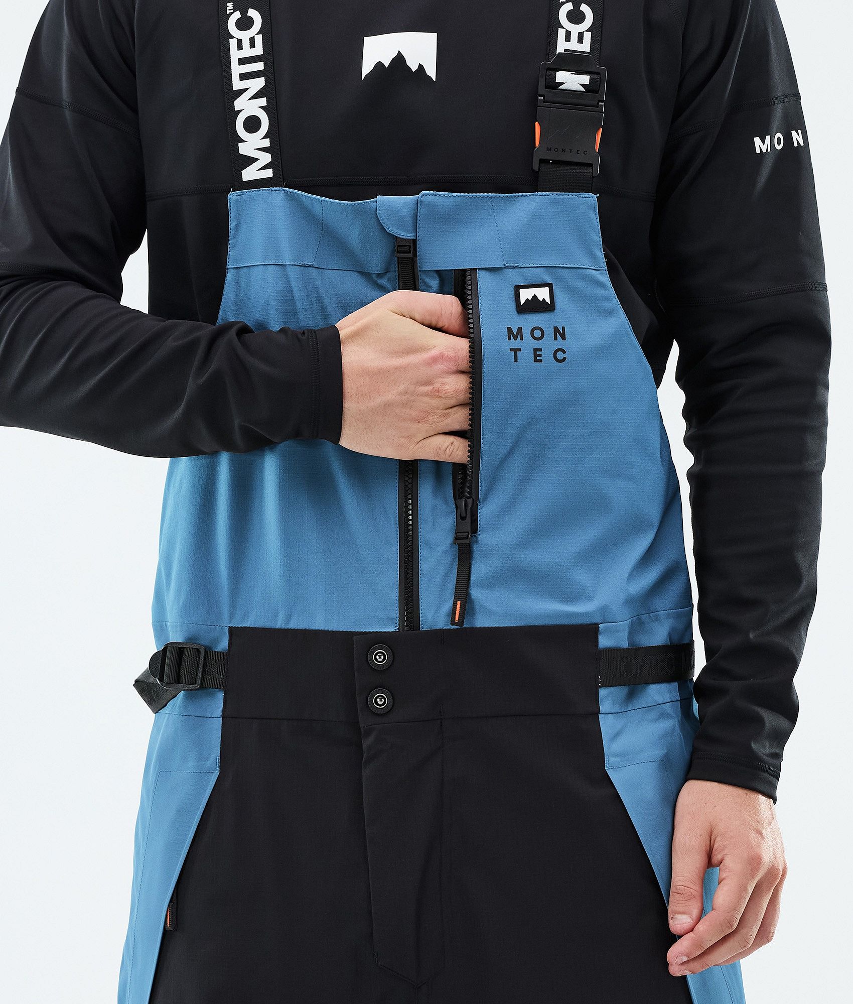 Montec Dozer スキーパンツ メンズ Blue Steel/Black - ブルー