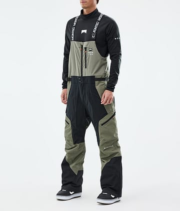 Dozer Snowboard Pants Men Greenish/Black