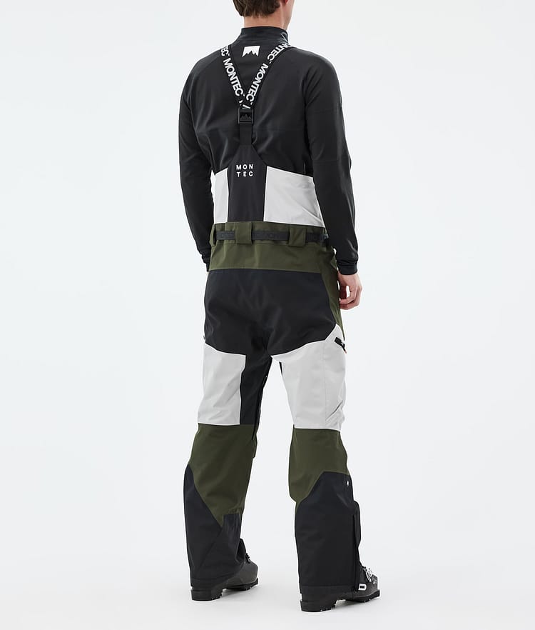 Dozer Ski Pants Men Light Grey/Black/Olive Green, Image 3 of 6