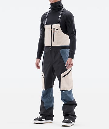 Dozer Snowboard Pants Men Sand/Black/Metal Blue