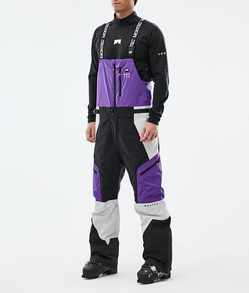 Dozer Pantalon de Ski Homme Vivid Purple/Black/Light Grey