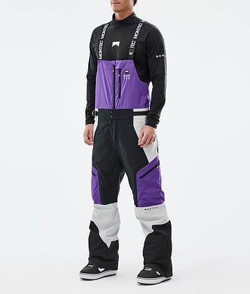 Dozer Snowboardhose Herren Vivid Purple/Black/Light Grey