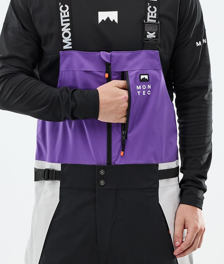 Dozer Snowboard Pants Men Vivid Purple/Black/Light Grey, Image 5 of 6
