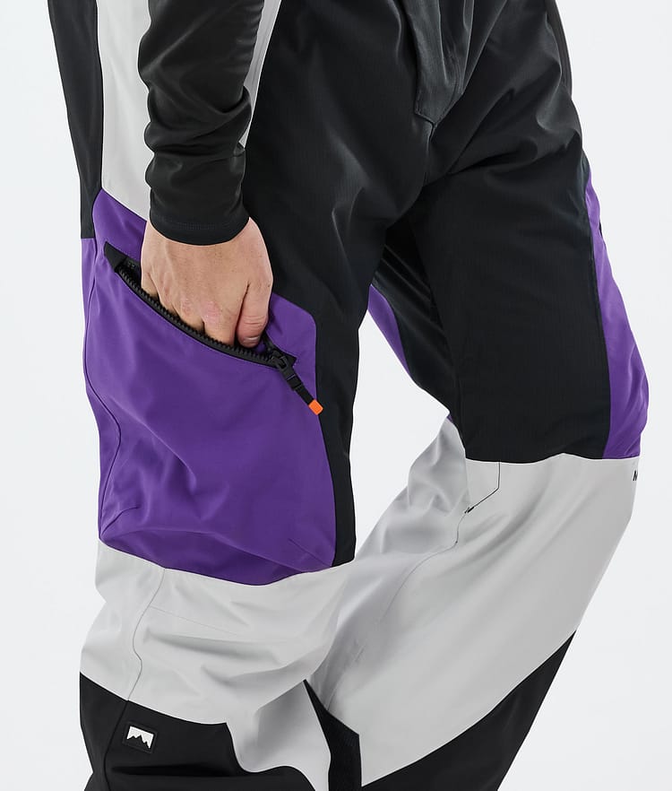 Dozer Snowboard Pants Men Vivid Purple/Black/Light Grey, Image 6 of 6