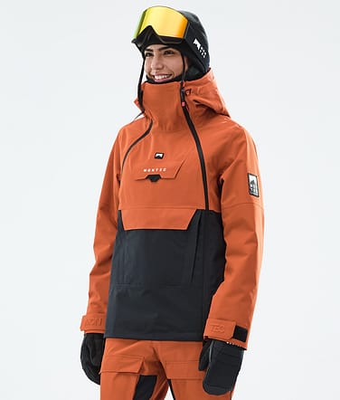 Doom W Snowboard Jacket Women Burned Orange/Black