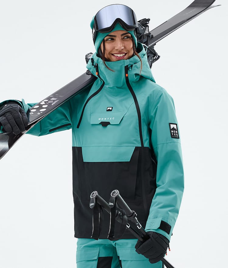 Doom W Ski Jacket Women Turquoise/Black, Image 1 of 11