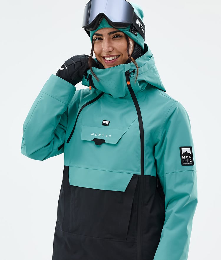 Doom W Ski Jacket Women Turquoise/Black, Image 2 of 11