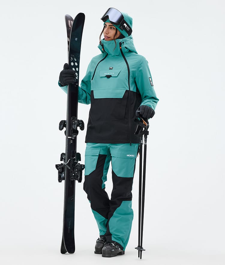 Doom W Ski Jacket Women Turquoise/Black, Image 3 of 11