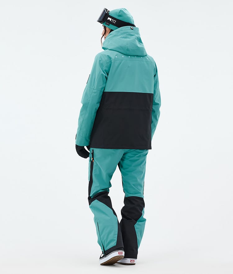Doom W Snowboard Jacket Women Turquoise/Black, Image 5 of 11