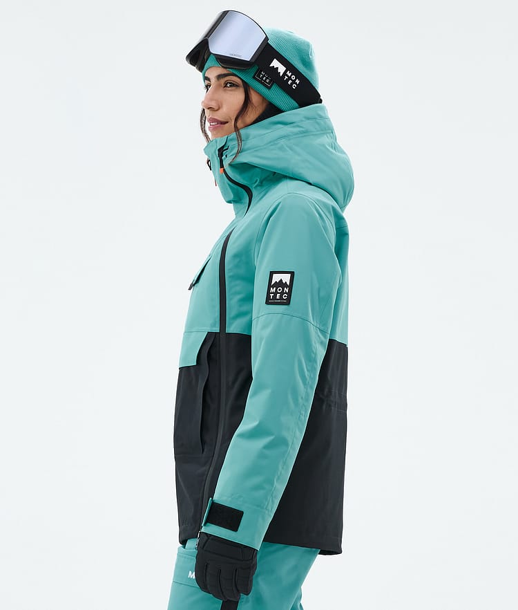 Doom W Snowboard Jacket Women Turquoise/Black, Image 6 of 11