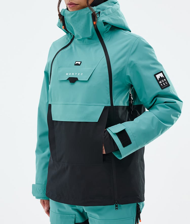 Doom W Ski Jacket Women Turquoise/Black, Image 8 of 11
