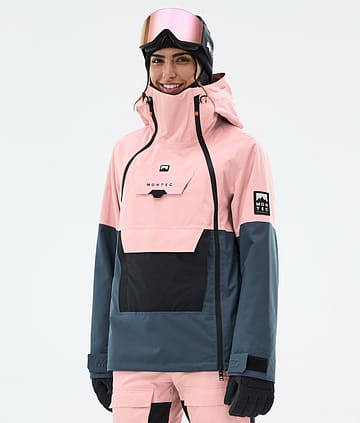 Doom W Chaqueta Snowboard Mujer Soft Pink/Black/Metal Blue