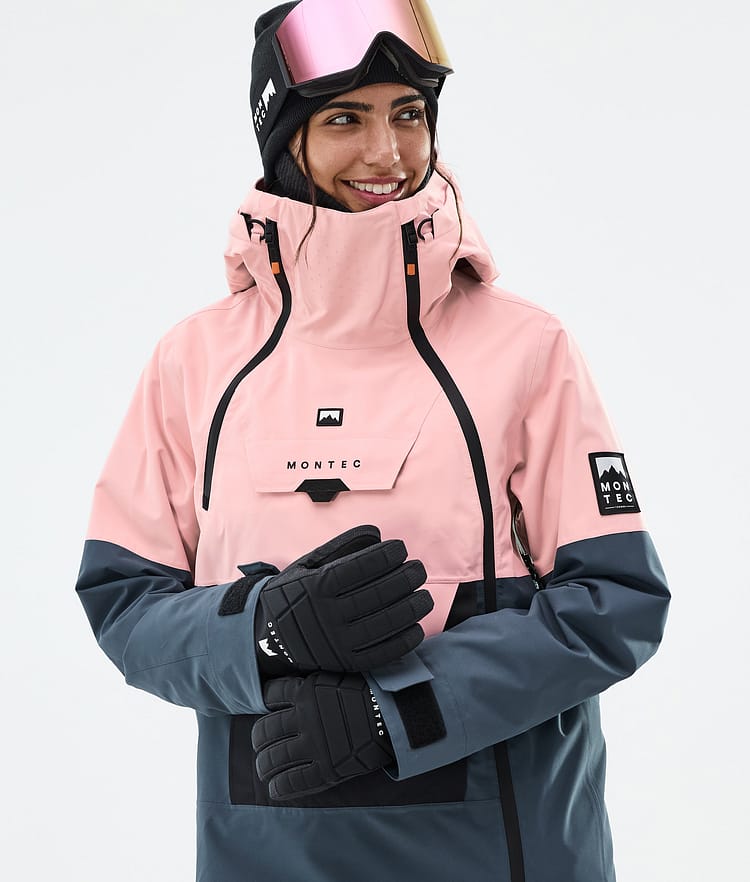 Doom W Ski Jacket Women Soft Pink/Black/Metal Blue, Image 2 of 11