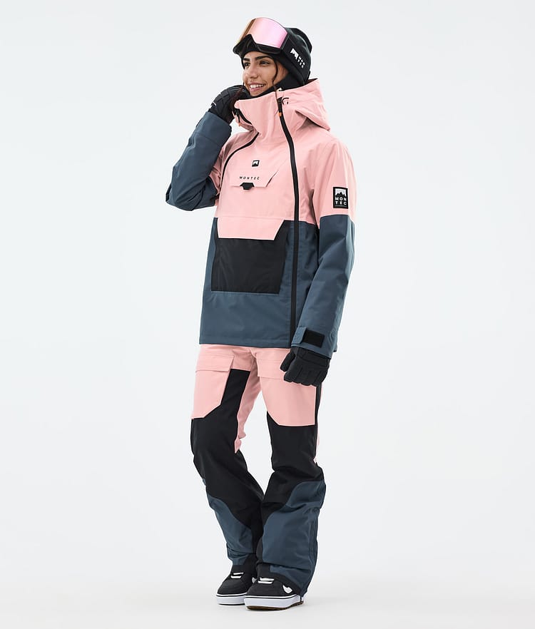 Doom W Chaqueta Snowboard Mujer Soft Pink/Black/Metal Blue, Imagen 3 de 11