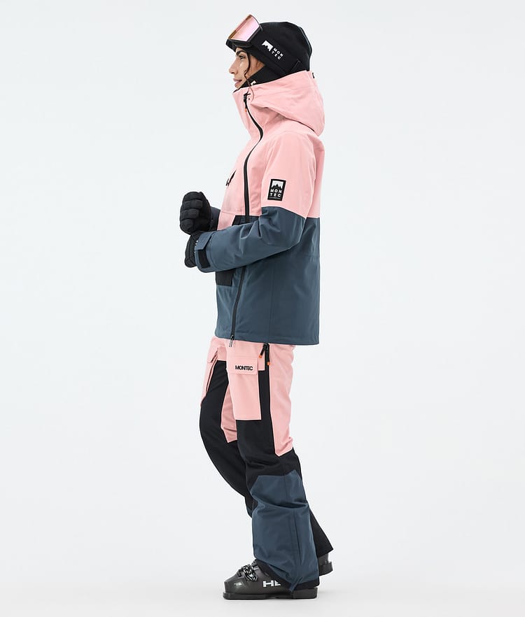 Doom W Ski Jacket Women Soft Pink/Black/Metal Blue, Image 4 of 11