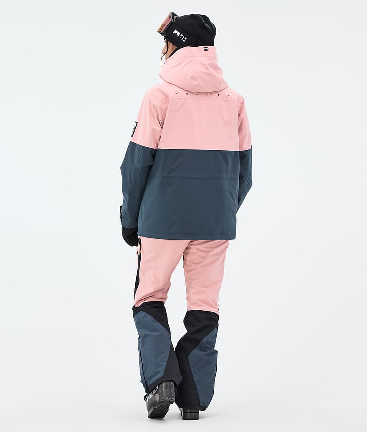 Doom W Ski Jacket Women Soft Pink/Black/Metal Blue, Image 5 of 11
