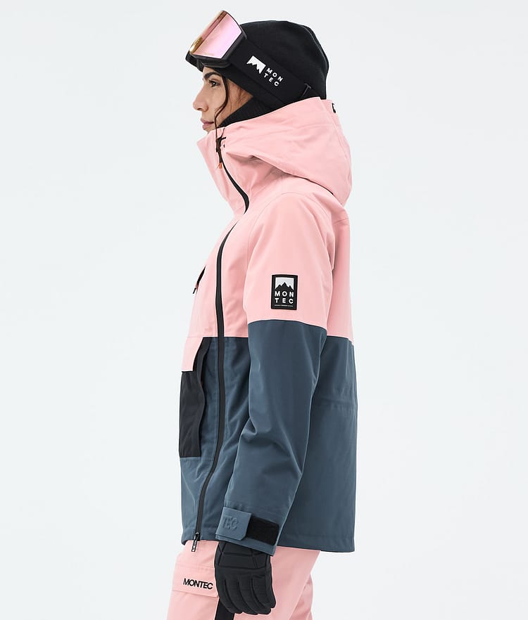 Doom W Ski Jacket Women Soft Pink/Black/Metal Blue, Image 6 of 11