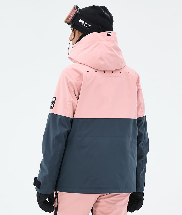 Doom W Ski Jacket Women Soft Pink/Black/Metal Blue, Image 7 of 11