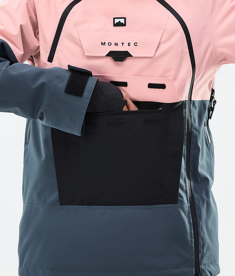 Doom W Chaqueta Snowboard Mujer Soft Pink/Black/Metal Blue, Imagen 9 de 11