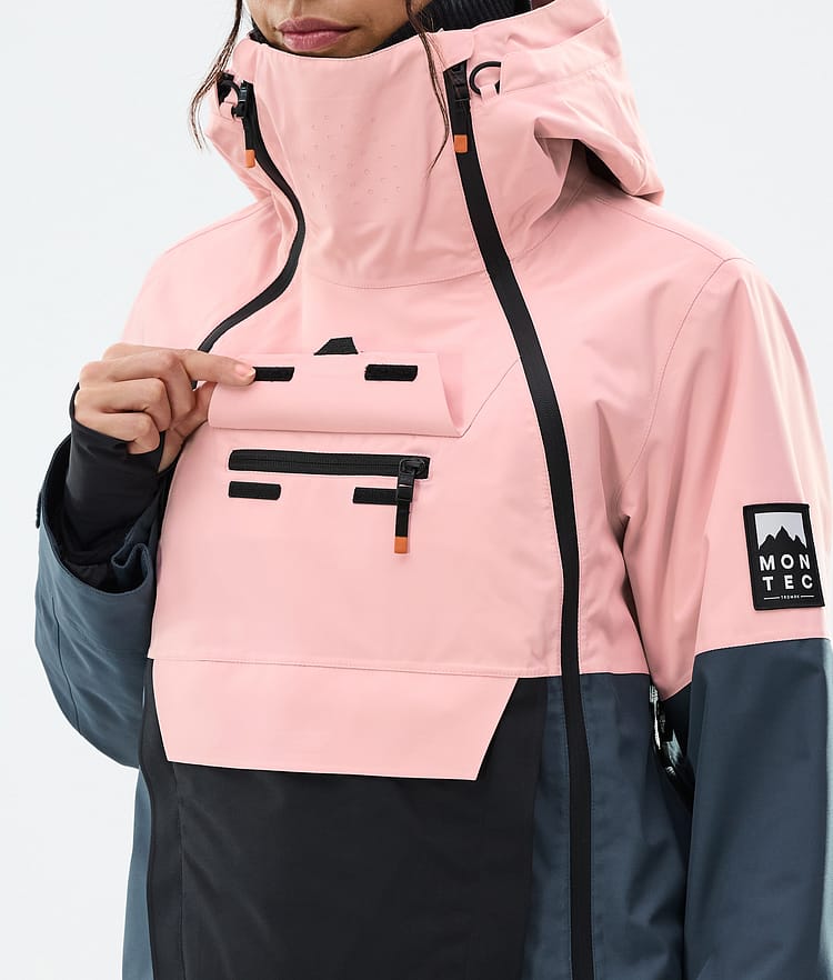 Doom W Chaqueta Snowboard Mujer Soft Pink/Black/Metal Blue, Imagen 10 de 11