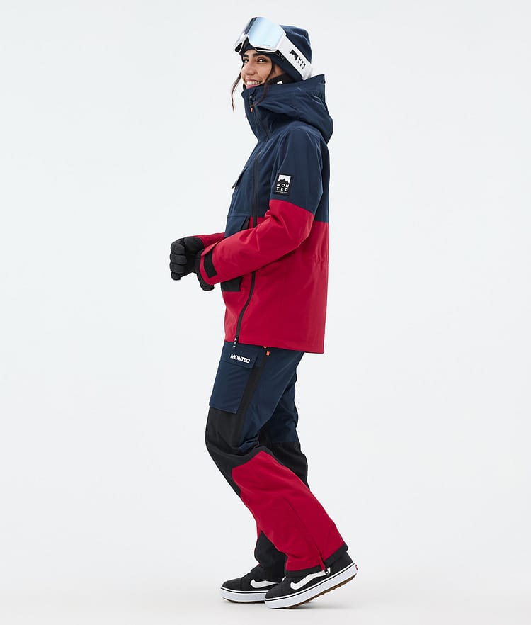 Doom W Snowboard Jacket Women Dark Blue/Black/Deep Red, Image 4 of 11