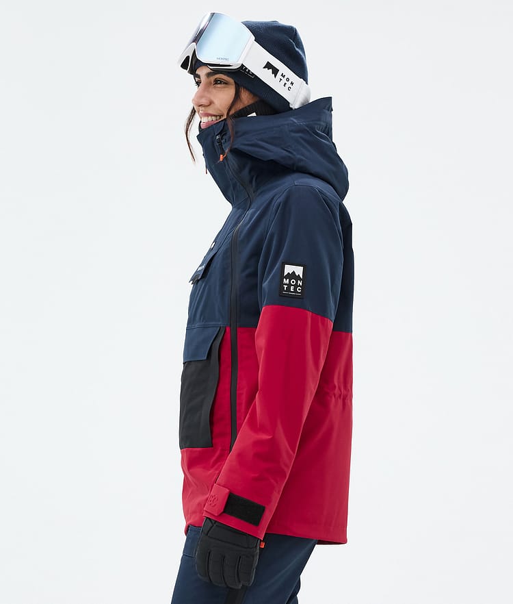 Doom W Ski Jacket Women Dark Blue/Black/Deep Red, Image 6 of 11