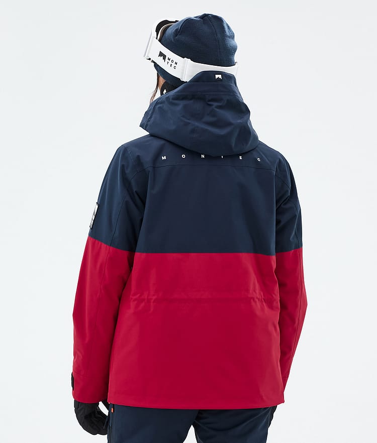 Doom W Ski Jacket Women Dark Blue/Black/Deep Red, Image 7 of 11