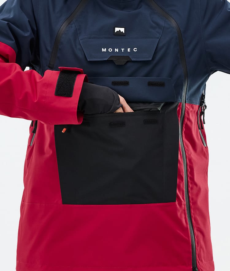 Doom W Ski Jacket Women Dark Blue/Black/Deep Red, Image 9 of 11
