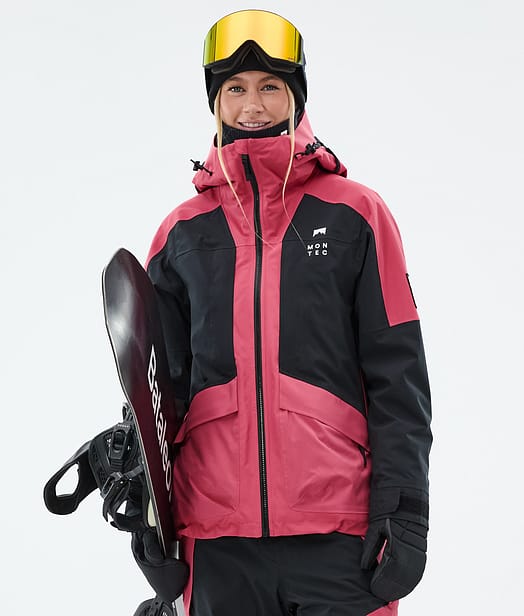 Morpheus W Chaqueta Snowboard Mujer Light Red/Black