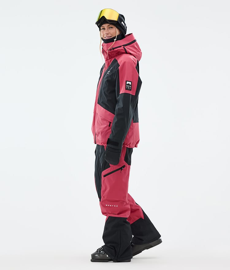 Morpheus W Ski Jacket Women Light Red/Black, Image 4 of 10