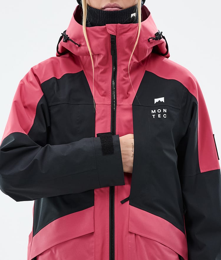 Morpheus W Snowboard Jacket Women Light Red/Black, Image 9 of 10