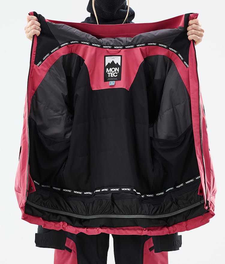 Morpheus W Ski Jacket Women Light Red/Black, Image 10 of 10