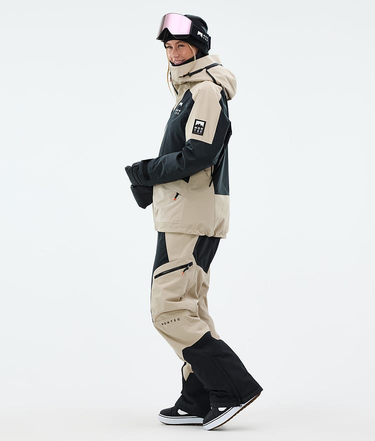 Morpheus W Snowboard Jacket Women Sand/Black, Image 4 of 10