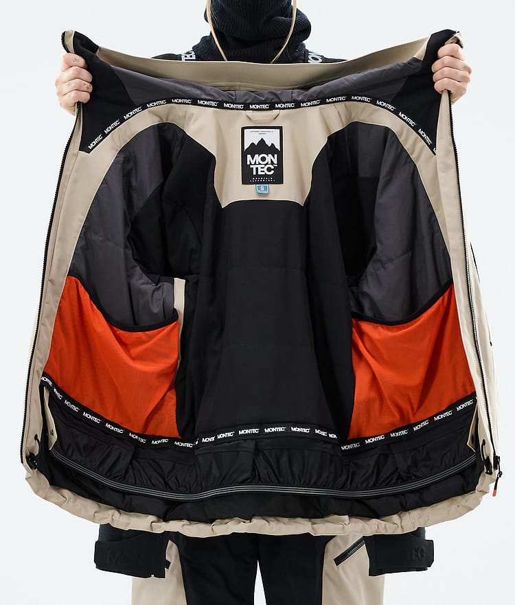 Morpheus W Snowboard Jacket Women Sand/Black, Image 10 of 10