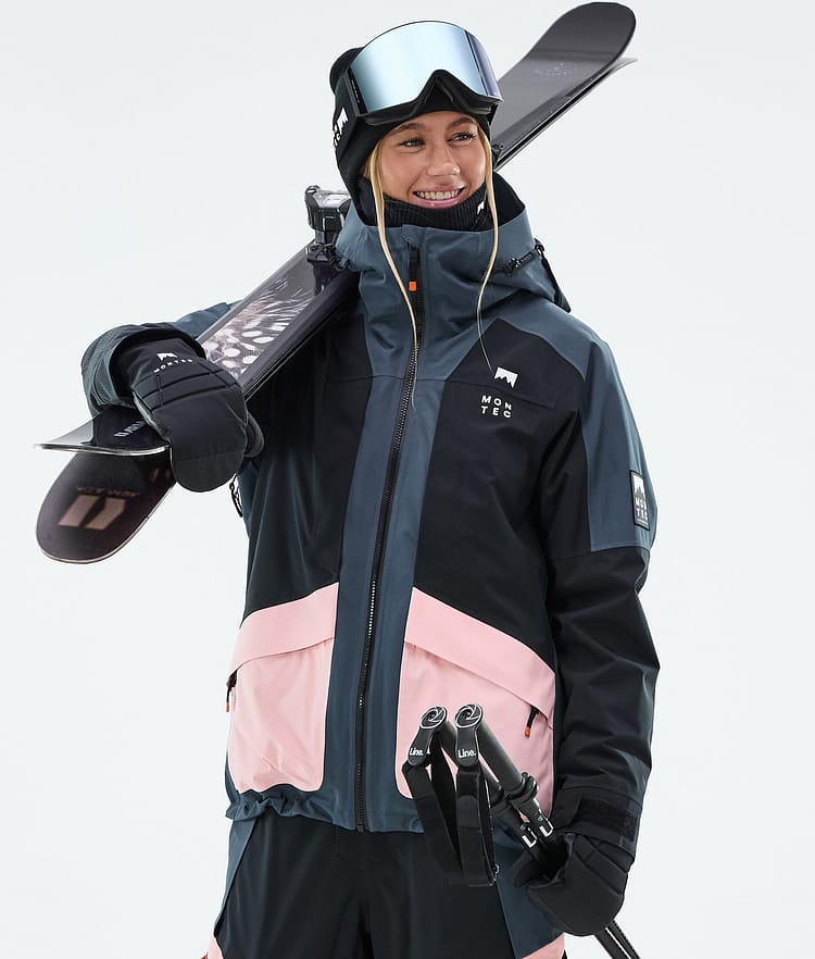 Morpheus W Ski Jacket Women Metal Blue/Black/Soft Pink, Image 1 of 10