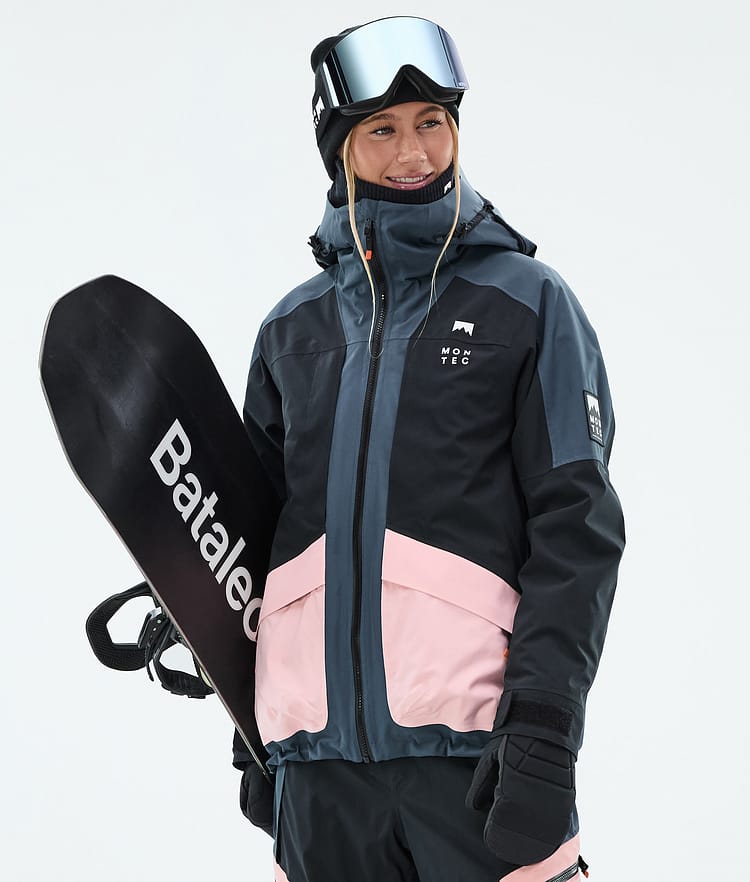Morpheus W Snowboard Jacket Women Metal Blue/Black/Soft Pink, Image 1 of 10