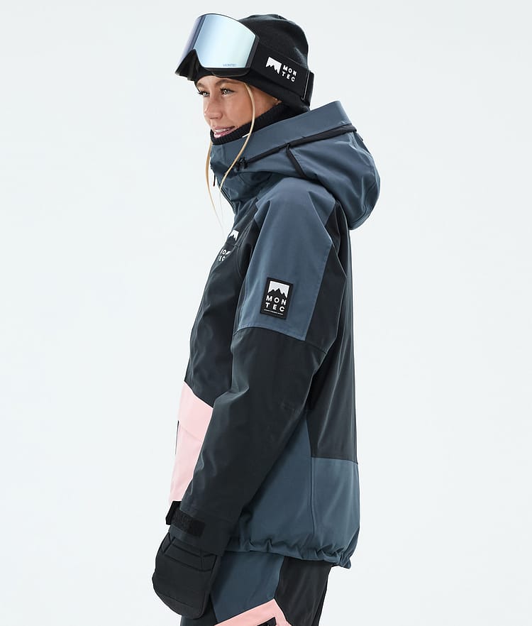 Morpheus W Ski Jacket Women Metal Blue/Black/Soft Pink, Image 6 of 10