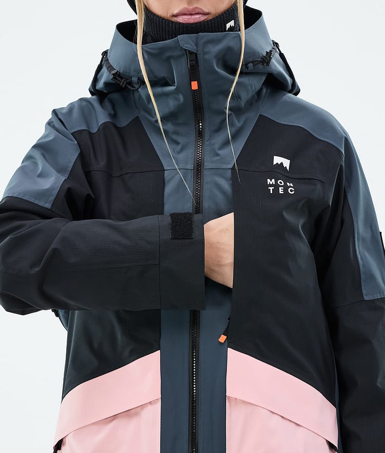Morpheus W Ski Jacket Women Metal Blue/Black/Soft Pink, Image 9 of 10