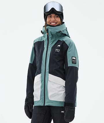 Morpheus W Snowboard Jacket Women Atlantic/Black/Light Grey